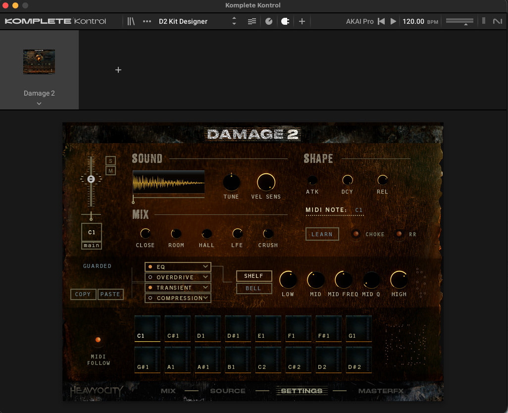 Native Instruments Damage 2